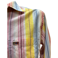 Мъжка риза NAPAPIJRI размер XL шарена райе, снимка 2 - Ризи - 44589680