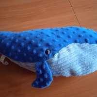 Плюшен кит, снимка 1 - Плюшени играчки - 39409606