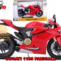 DUCATI 1199 PANIGALE мащабен мотоциклет 1:12 Maisto, снимка 2 - Коли, камиони, мотори, писти - 38785998