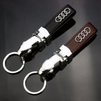 Кожен Ключодържател Audi, снимка 1 - Подаръци за мъже - 35970329