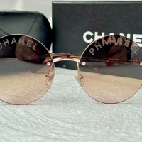 CH 2024 дамски слънчеви очила с лого квадратни, снимка 5 - Слънчеви и диоптрични очила - 44658028