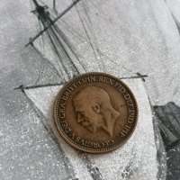 Монета - Великобритания - 1/2 (половин) пени | 1928г., снимка 2 - Нумизматика и бонистика - 38964815