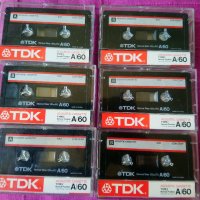 TDK A60 Audio Cassette, снимка 1 - Аудио касети - 44227866
