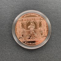 1 oz медна монета - $10 Bison Banknote, снимка 4 - Нумизматика и бонистика - 44353027