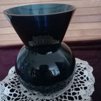 Красива стъклена ваза, снимка 1 - Вази - 40845658