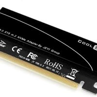 JEYI Cool Swift NVME M.2 X16 PCI-E прахоустойчива Riser карта 2280, снимка 1 - Друга електроника - 41464292