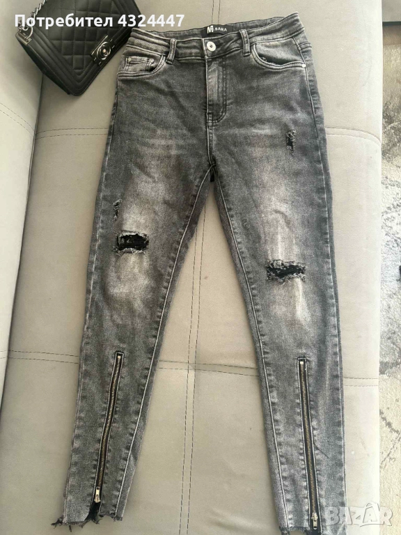 Дамски еластични дънки, размер М, снимка 1