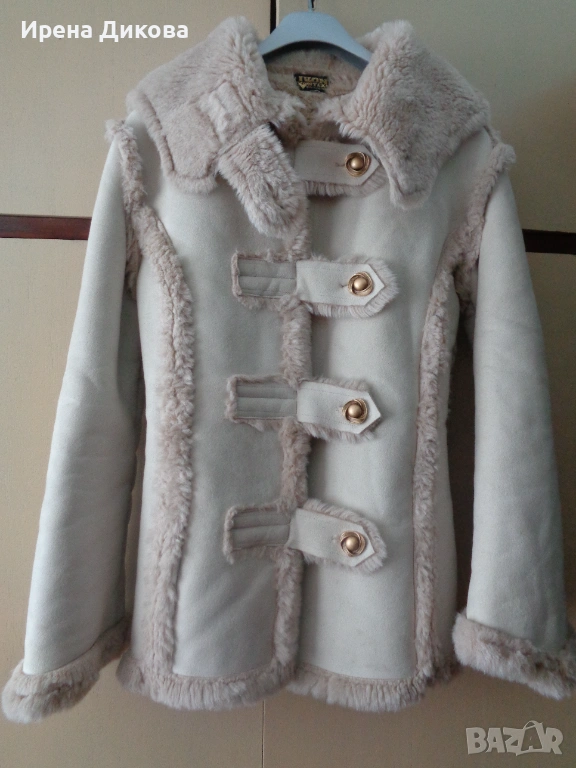 Продавам дамско зимно палто/яке тип кожух,, снимка 1
