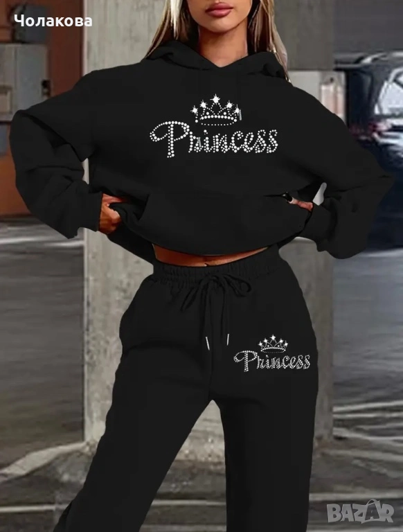 Дамски спортен комплект Princess, размер S, снимка 1