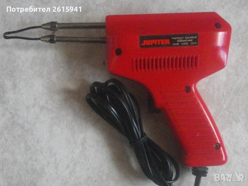 120 Вата-Френски Ел.Индукционен Поялник-Старо Качество-Почти Нов-Отличен-JUPITER, снимка 1