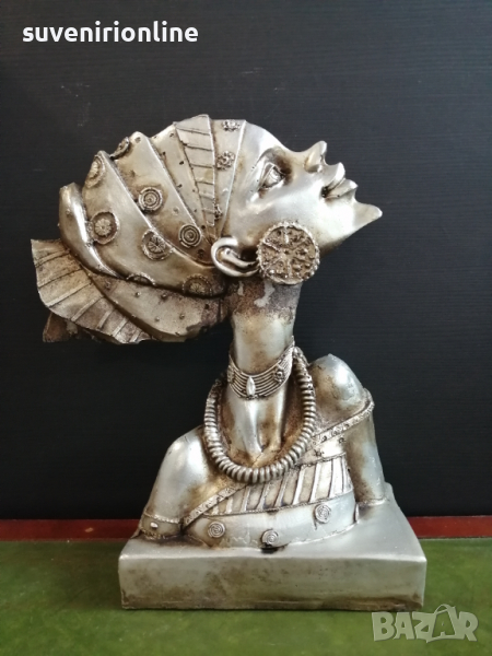 Декоративна статуетка африканка, снимка 1