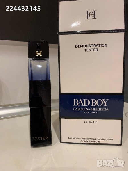 carolina herrera bad boy cobalt 100 ml EDP Tester , снимка 1