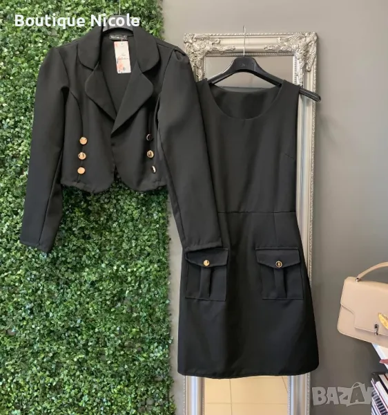 Елегантен костюм сако и рокля , снимка 1