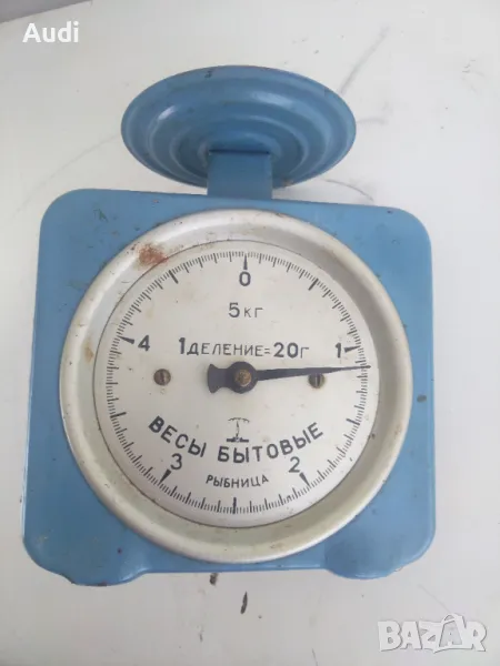 Ретро руски кантар за риба.  Сделано в СССР, снимка 1
