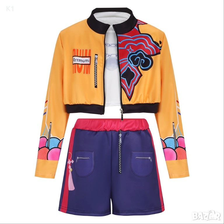 Детски костюм Rumi K-POP Demon hunters, Руми costume Ловци на Демони, снимка 1