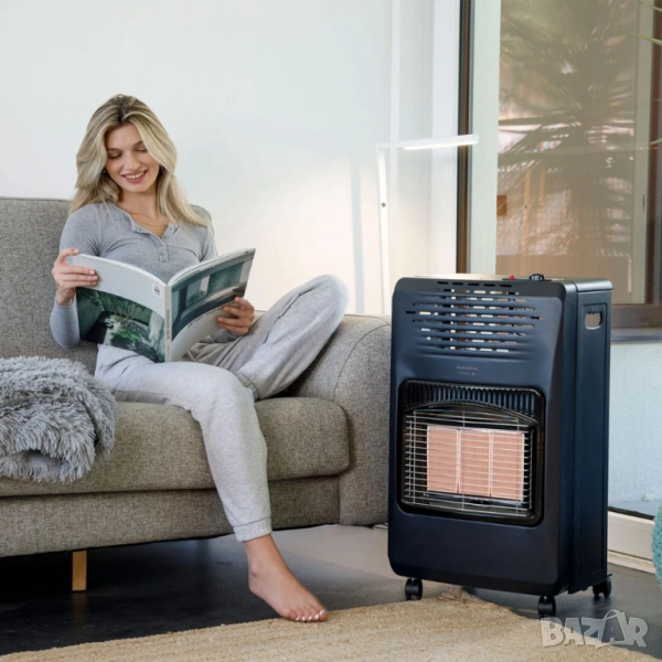 Газов отоплител Taurus Tropicano Gas Compact 4,2 kW с инфрачервена керамична плоча и тройна защита, снимка 1