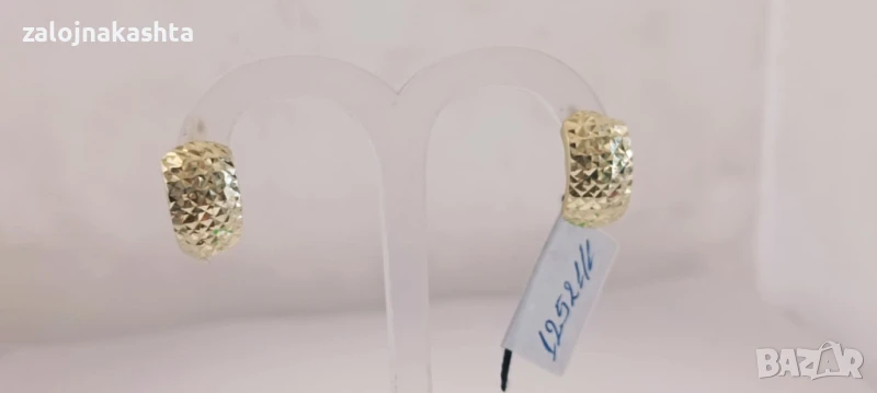 Нови Златни обеци-1,50гр/14кр, снимка 1
