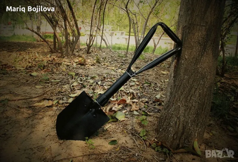 Многофункционална сгъваема градинска лопата от стомана, снимка 1