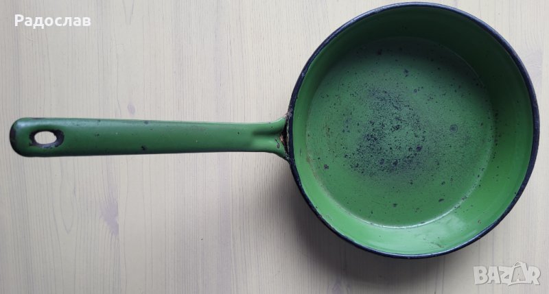   Продавам тиган емайлиран зелен, снимка 1