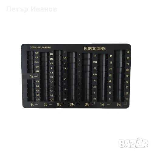 Продавам монетник за Евро монети, снимка 1
