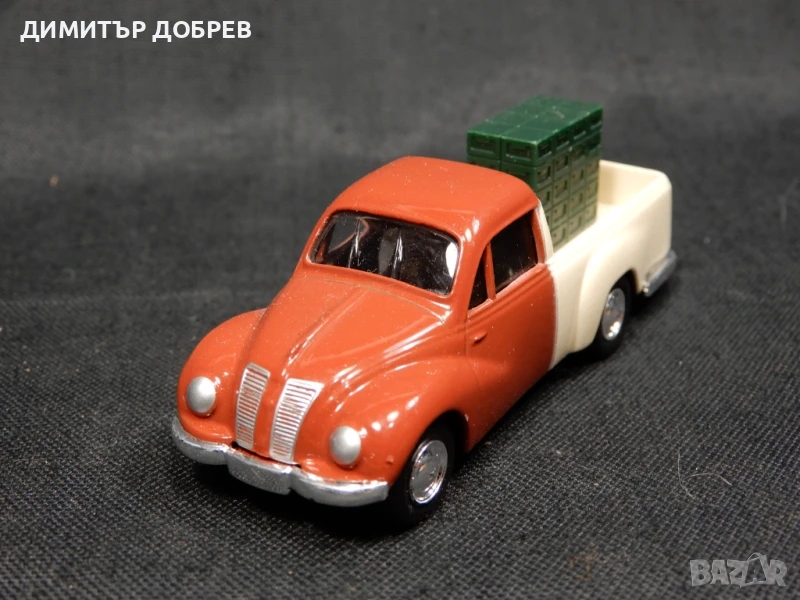 1/64 РЕТРО МЕТАЛНА КОЛИЧКА IFA F9 PRITSCHE GRELL, снимка 1