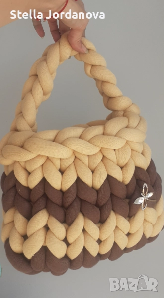 ✨ Ръчно изплетена чанта „Marshmallow“ ✨, снимка 1