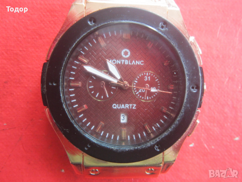 Мъжки часовник Монтбланк Монт Банк, снимка 1