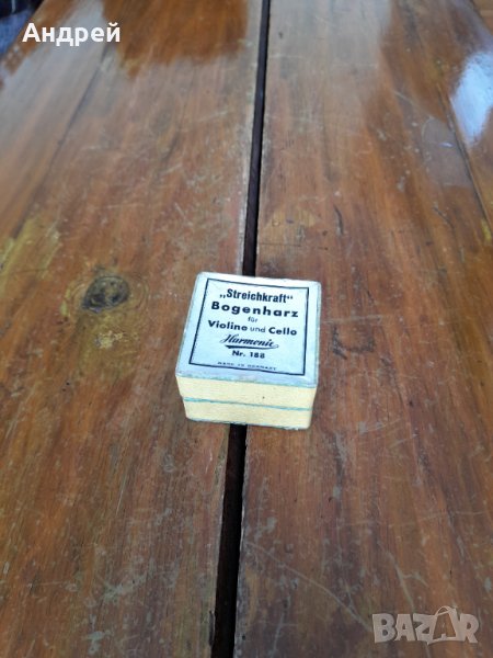 Стар колофон за музикални инструменти #2, снимка 1