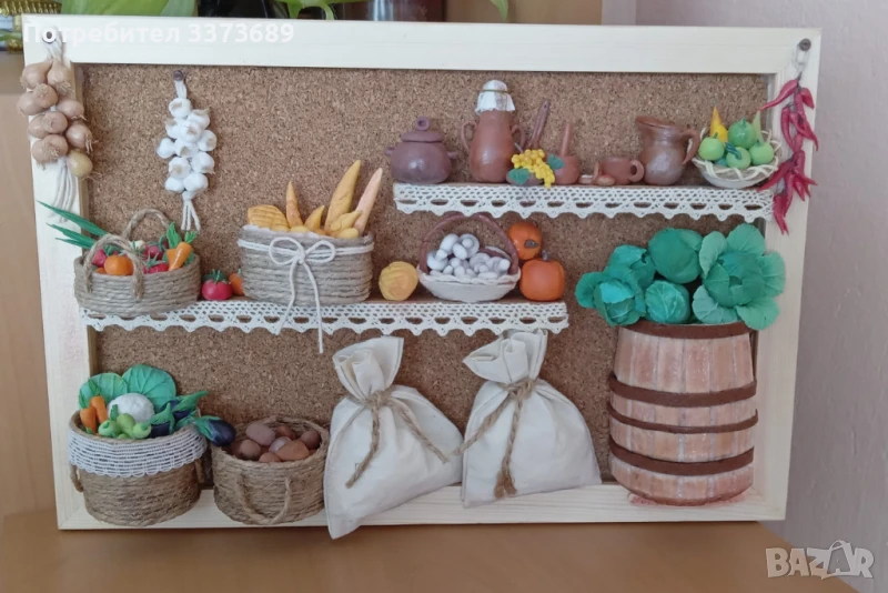 Пано в рамка "От градината ", снимка 1