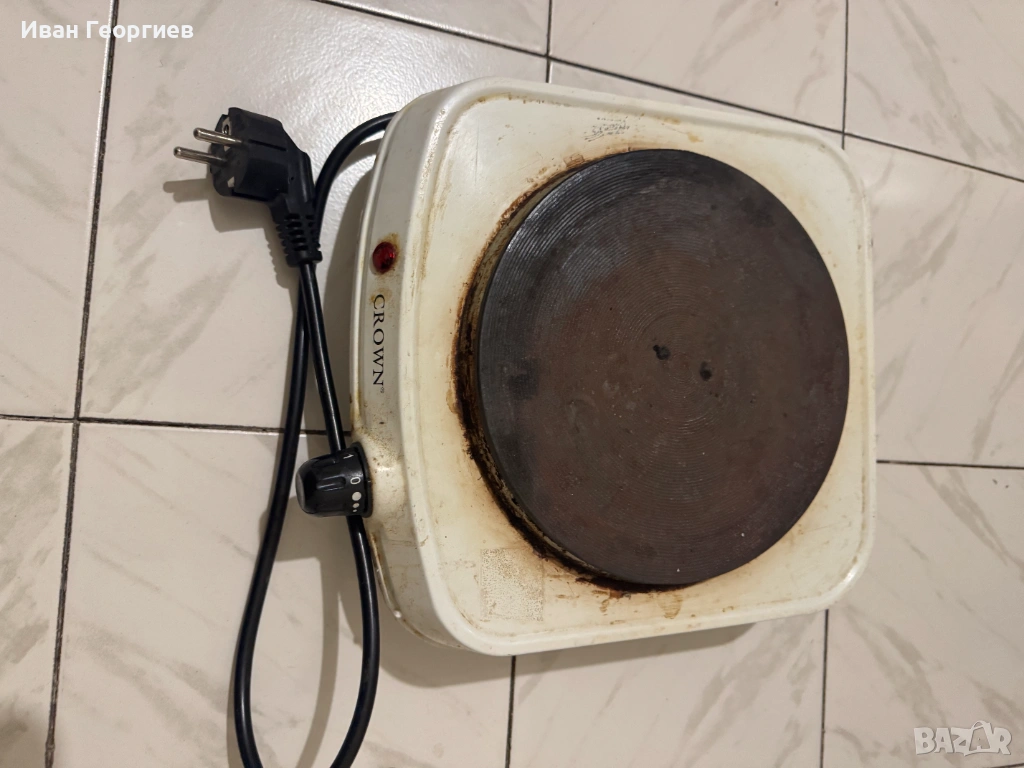 Електрически котлон 1500W с ключ за степени , снимка 1