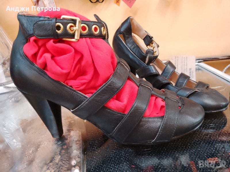 Нови италиански обувки от естествена кожа, снимка 1