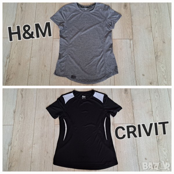 Н&М,CRIVIT Дамски спортни тениски-размер S/M, снимка 1