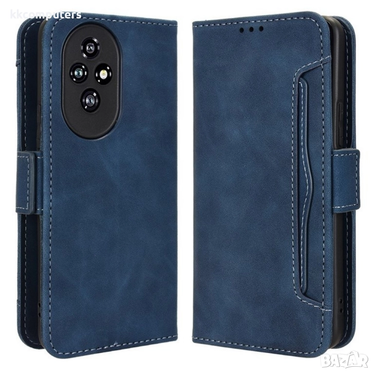 Honor 200 5G Multiple Card Slots /Magnetic Wallet Калъф и Протектор, снимка 1