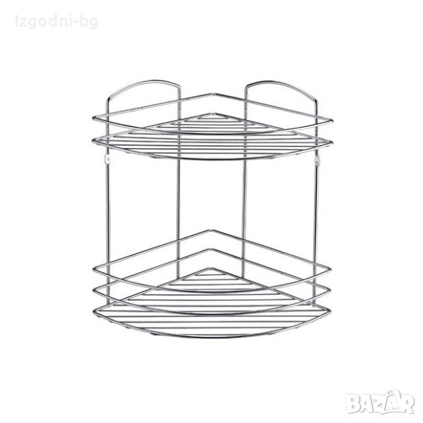 Етажерка за баня с 2 рафта, снимка 1