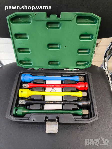 НОВ Комплект удължители 1/2" PARKSIDE Twist – 5 части, снимка 1