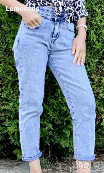 Нови бутикови дънки mom jeans xs размер , снимка 1