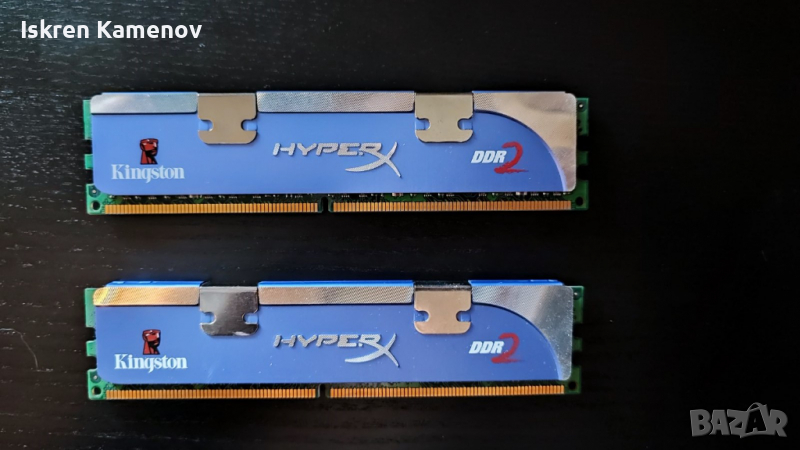 Рам памет Кингстън 2х1 GB DDR2, снимка 1