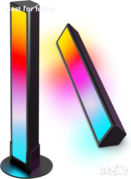 RGB интелигентни LED светлинни ленти, светлини за игри, синхронизиране с компютърен екран и музика, , снимка 1