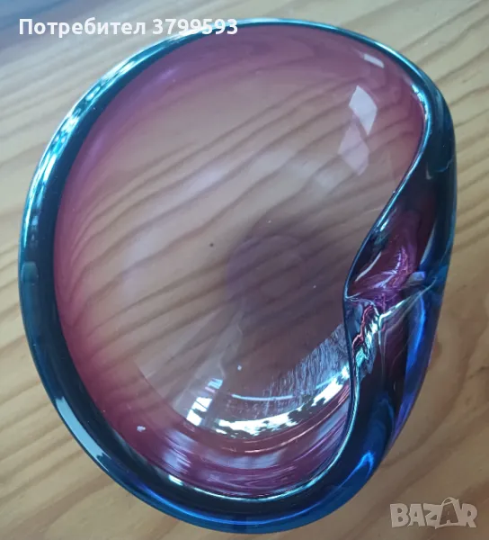 Стъклен пепелник, снимка 1