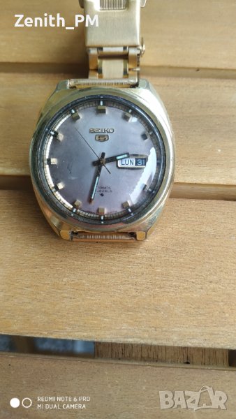 Винтидж Seiko 5 - реставриран, нова верижка!, снимка 1