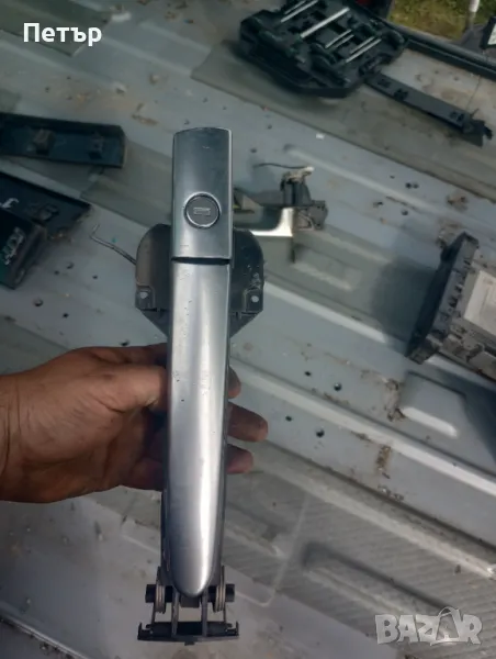 Предна дясна външна дръжка Пежо 807 ситроен ц8 ланчия федра , снимка 1