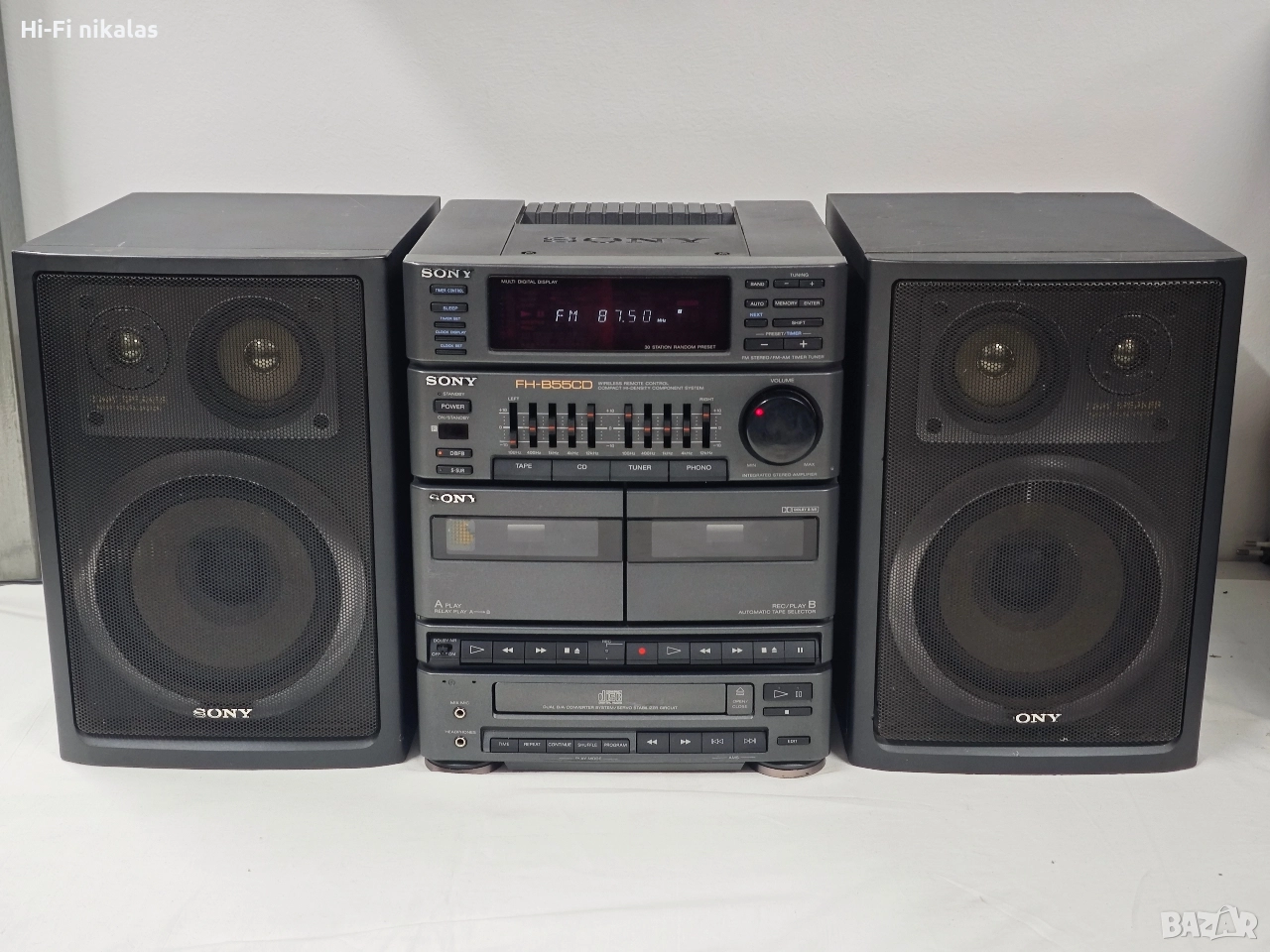 аудио система стерео уредба SONY HCD-H55 SS-H77, снимка 1