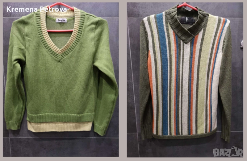 Лот от 2 пуловера, S размер, марки Beny Tex и Vernissage, снимка 1