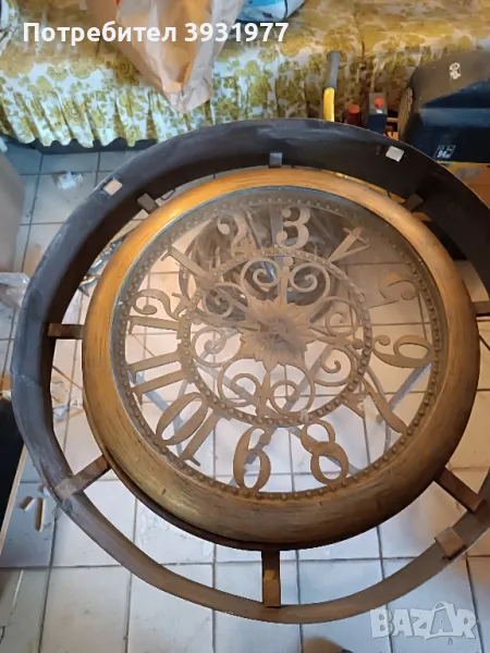 маса за тераси със часовник , снимка 1