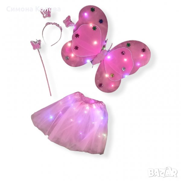 ✨Светещи крила и светеща пола - 4 цвята, снимка 1