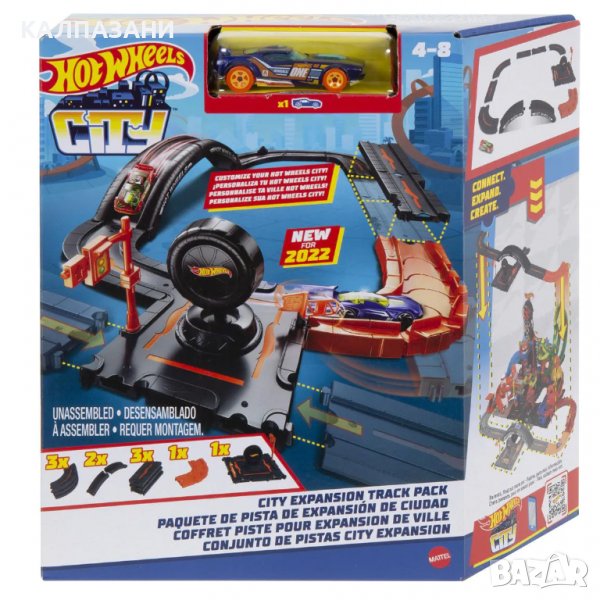 HOT WHEELS™ City Писта Expansion Track с 10 части HDN95, снимка 1