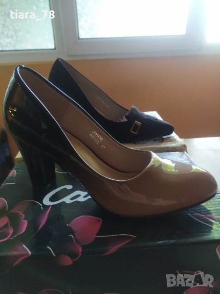 Два чифта  нови, дамски обувки на ток , снимка 1