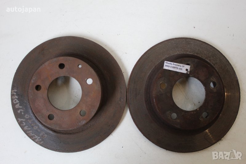Задни спирачни дискове Мазда премаси цп 2.0дитд 101кс 03г Mazda premacy cp 2.0ditd 101hp 2003, снимка 1
