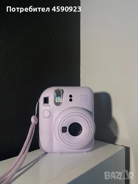 Фотоапарат за моментни снимки Fujifilm Instax Mini 12 Lilac Purple, снимка 1