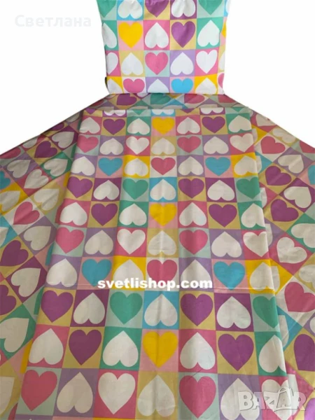 Спален комплект със сърца, снимка 1